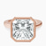 Pre-Designed 10kt Rose Gold Bezel Set Solitaire Lab Diamond Ring