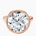 Pre-Designed 14kt Rose Gold Bezel Set Solitaire Lab Diamond Ring