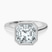 Pre-Designed 18kt White Gold Bezel Set Solitaire Lab Diamond Ring