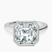 Pre-Designed Platinum Bezel Set Solitaire Lab Diamond Ring