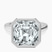 Pre-Designed Platinum Bezel Set Solitaire Lab Diamond Ring