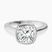 Pre-Designed 14kt White Gold Bezel Set Solitaire Lab Diamond Ring