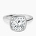 Pre-Designed Platinum Bezel Set Solitaire Lab Diamond Ring
