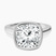Pre-Designed Platinum Bezel Set Solitaire Lab Diamond Ring