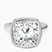 Pre-Designed Platinum Bezel Set Solitaire Lab Diamond Ring