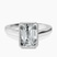 Pre-Designed Platinum Bezel Set Solitaire Lab Diamond Ring