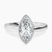 Pre-Designed Platinum Bezel Set Solitaire Lab Diamond Ring