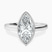 Pre-Designed Platinum Bezel Set Solitaire Lab Diamond Ring