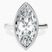 Pre-Designed Platinum Bezel Set Solitaire Lab Diamond Ring