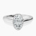 Pre-Designed 14kt White Gold Bezel Set Solitaire Lab Diamond Ring
