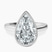 Pre-Designed Platinum Bezel Set Solitaire Lab Diamond Ring