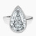 Pre-Designed Platinum Bezel Set Solitaire Lab Diamond Ring