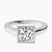 Pre-Designed 18ct White Gold Bezel Set Solitaire Lab Diamond Ring
