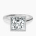 Pre-Designed Platinum Bezel Set Solitaire Lab Diamond Ring