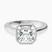 Pre-Designed Platinum Bezel Set Solitaire Lab Diamond Ring