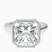 Pre-Designed Platinum Bezel Set Solitaire Lab Diamond Ring