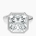 Pre-Designed 14kt White Gold Bezel Set Solitaire Lab Diamond Ring