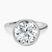 Pre-Designed Platinum Bezel Set Solitaire Lab Diamond Ring