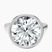 Pre-Designed 14kt White Gold Bezel Set Solitaire Lab Diamond Ring