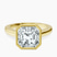 Pre-Designed 14kt Yellow Gold Bezel Set Solitaire Lab Diamond Ring