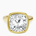 Pre-Designed 18kt Yellow Gold Bezel Set Solitaire Lab Diamond Ring