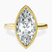 Pre-Designed 18kt Yellow Gold Bezel Set Solitaire Lab Diamond Ring