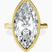 Pre-Designed 18kt Yellow Gold Bezel Set Solitaire Lab Diamond Ring