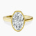 Pre-Designed 10kt Yellow Gold Bezel Set Solitaire Lab Diamond Ring