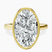 Pre-Designed 18kt Yellow Gold Bezel Set Solitaire Lab Diamond Ring