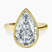 Pre-Designed 10kt Yellow Gold Bezel Set Solitaire Lab Diamond Ring