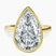 Pre-Designed 10kt Yellow Gold Bezel Set Solitaire Lab Diamond Ring