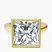 Pre-Designed 10kt Yellow Gold Bezel Set Solitaire Lab Diamond Ring