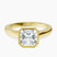 Pre-Designed 14ct Yellow Gold Bezel Set Solitaire Lab Diamond Ring