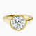 Pre-Designed 10kt Yellow Gold Bezel Set Solitaire Lab Diamond Ring