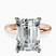 Pre-Designed 14kt Rose Gold Quinn Solitaire Lab Diamond Ring