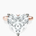 Pre-Designed 10kt Rose Gold Quinn Solitaire Lab Diamond Ring