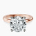 Pre-Designed 10kt Rose Gold Quinn Solitaire Lab Diamond Ring