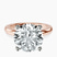 Pre-Designed 10kt Rose Gold Quinn Solitaire Lab Diamond Ring
