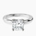 Quinn Solitaire Lab Diamond Engagement Ring in 10kt White Gold