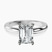 Quinn Solitaire Lab Diamond Engagement Ring in 10kt White Gold
