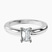Pre-Designed 10kt White Gold Quinn Solitaire Lab Diamond Ring