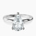 Quinn Solitaire Lab Diamond Engagement Ring in 10kt White Gold