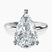 Pre-Designed 10kt White Gold Quinn Solitaire Lab Diamond Ring