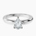 Pre-Designed 10kt White Gold Quinn Solitaire Lab Diamond Ring