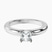 Pre-Designed 10kt White Gold Quinn Solitaire Lab Diamond Ring