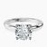 Quinn Solitaire Lab Diamond Engagement Ring in 10kt White Gold