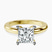 Quinn Solitaire Lab Diamond Engagement Ring in 9ct Yellow Gold