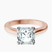Pre-Designed 18kt Rose Gold Nina Dobrev Solitaire 2mm Lab Diamond Ring