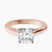 Pre-Designed 18kt Rose Gold Nina Dobrev Solitaire 2mm Lab Diamond Ring