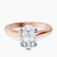 Pre-Designed 18kt Rose Gold Nina Dobrev Solitaire 2mm Lab Diamond Ring
